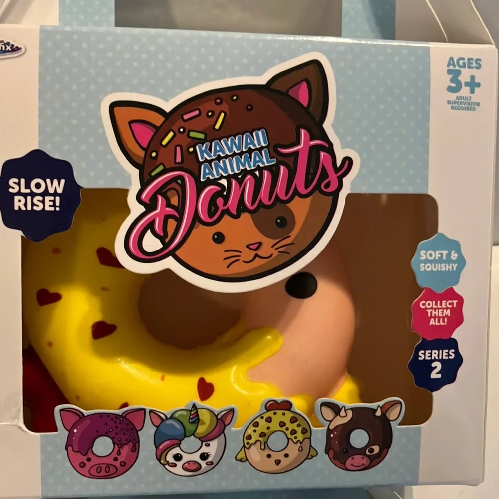 Animal Donuts Slow Rise Squishy‎ Sensory Toys Full Set Series 2